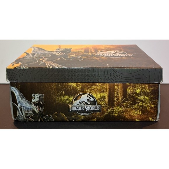 Jurassic World Toddler Boys Athletic Light-up Sneakers Multicolor T. Rex Youth 1 - Picture 15 of 16